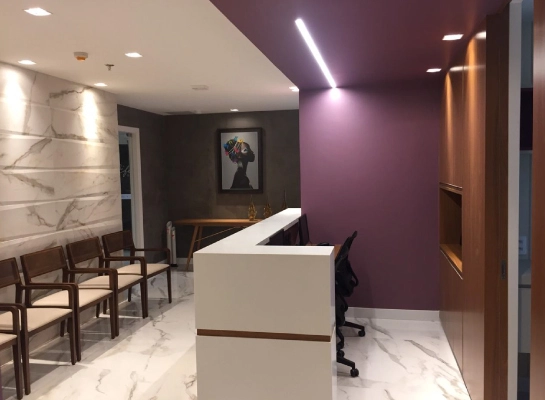 Sala de espera da Sense Ginecologia