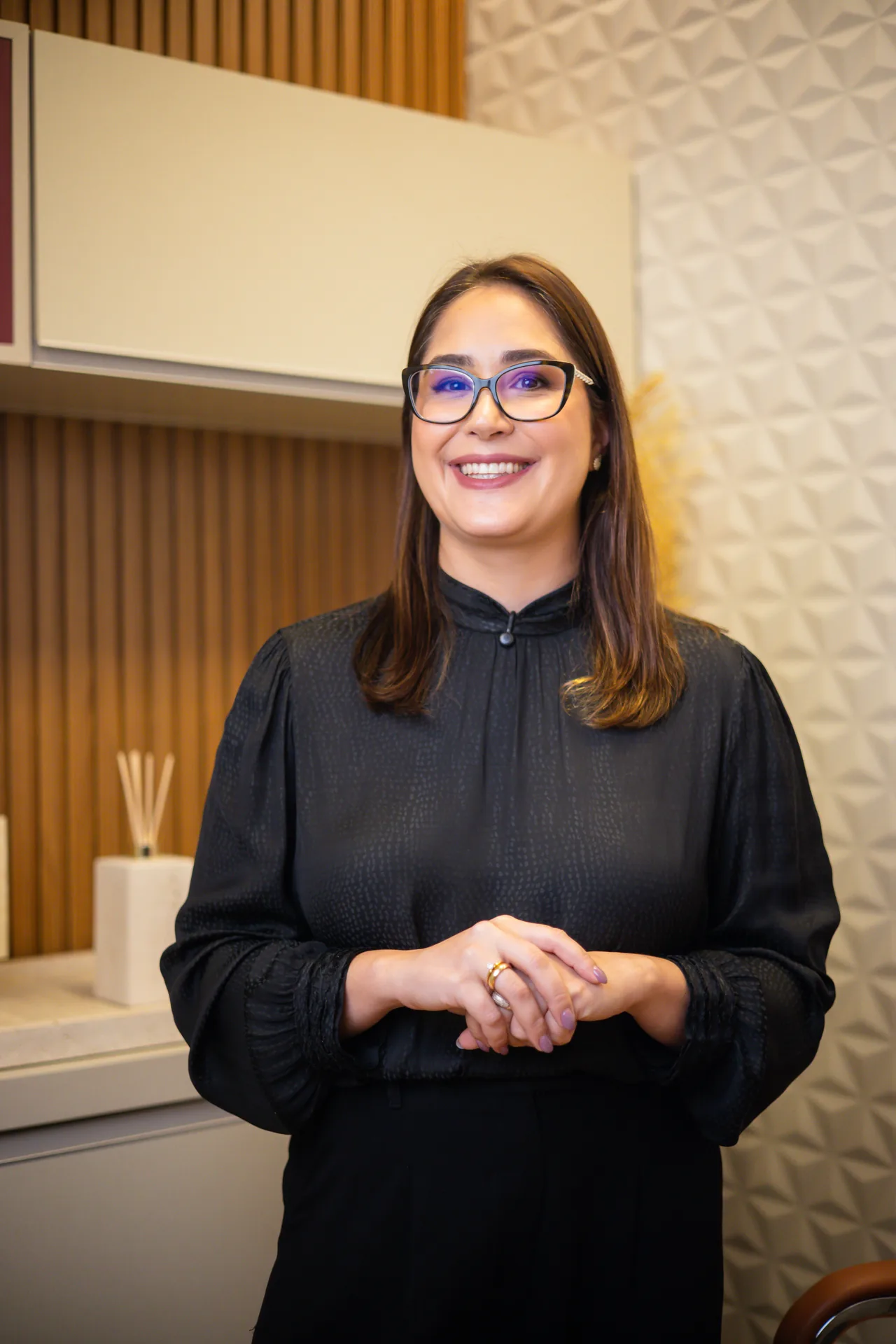 Dra. Fabyanne Mazutti no consultório